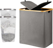 Cestello 2 cassetti - Ripiegabile - 140 litri - Grigio scuro