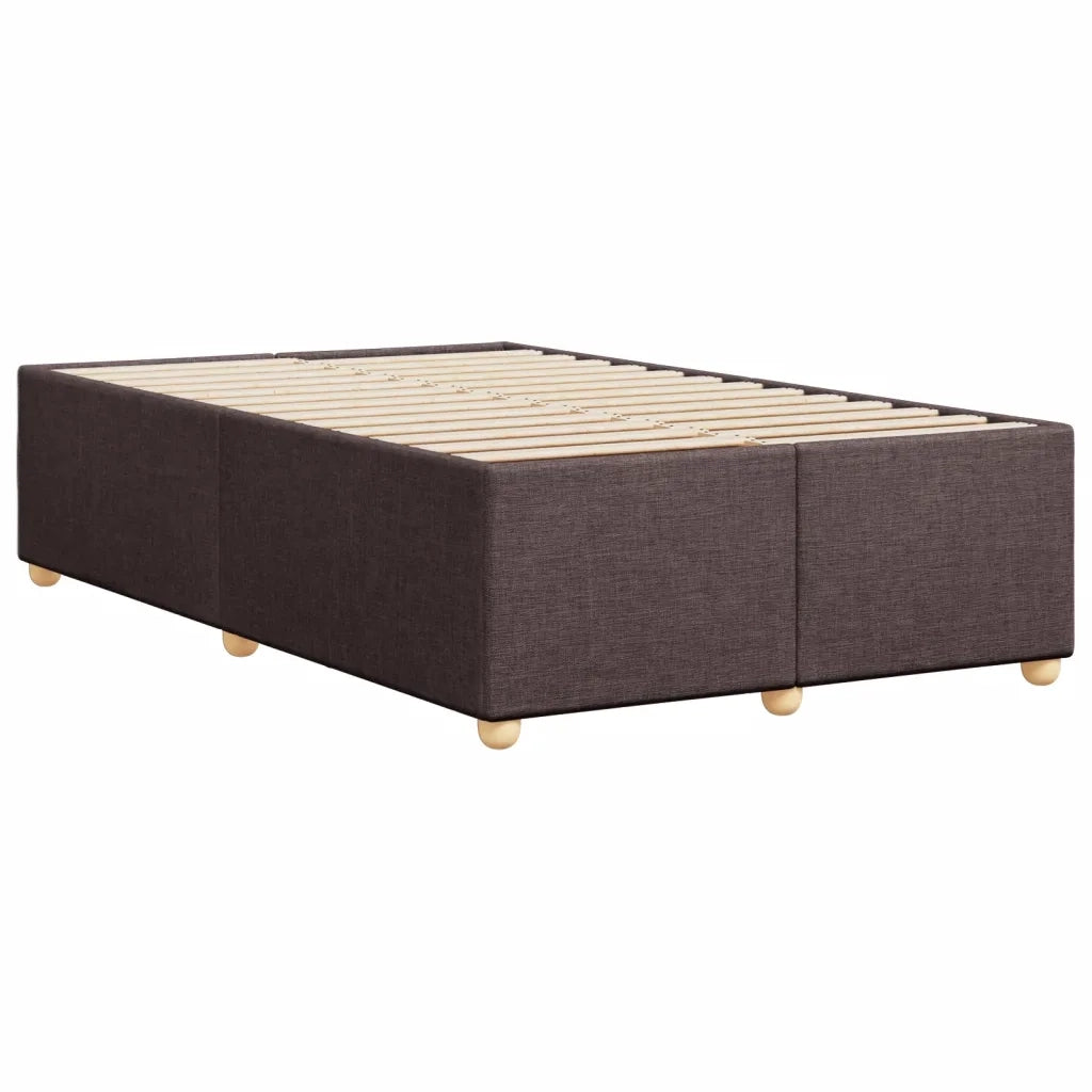 Giroletto senza Materasso Marrone Scuro 120x200 cm Tessuto 3284725