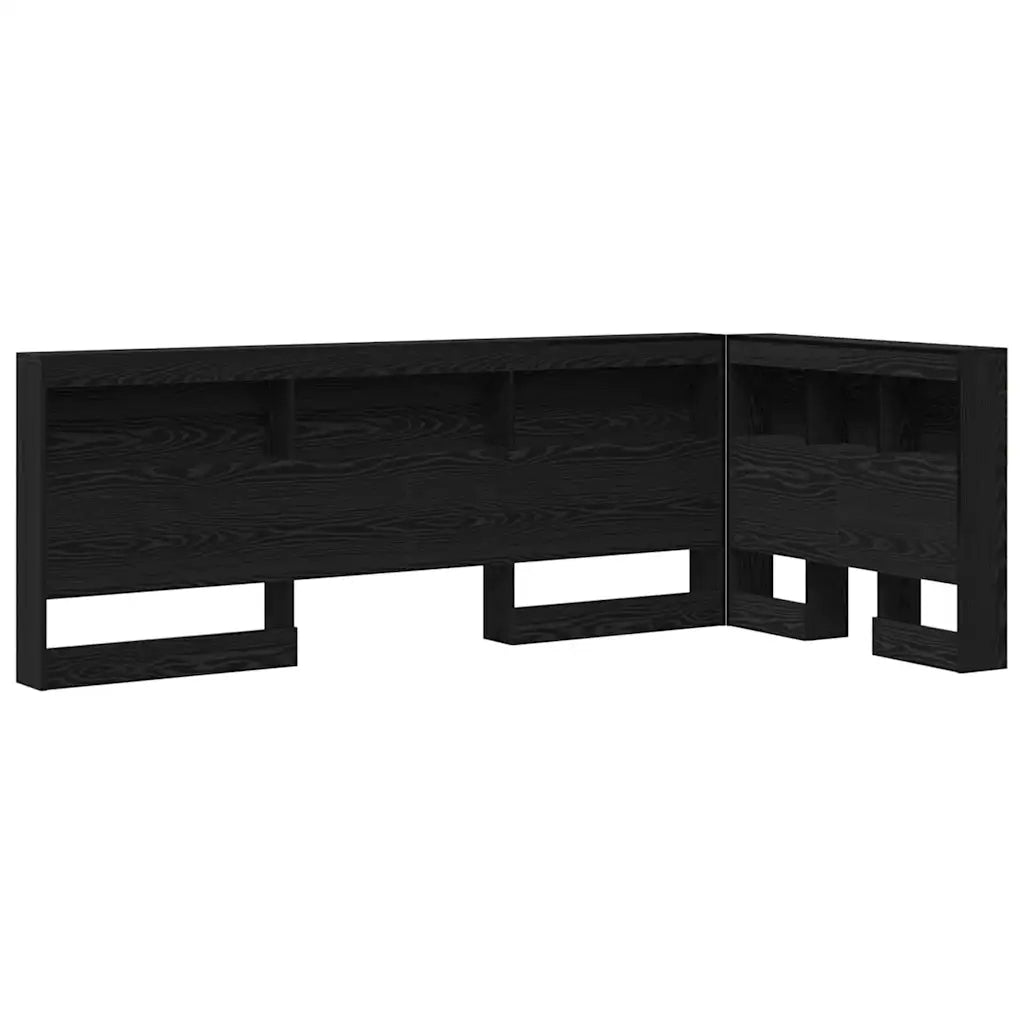 Testata contenitore Rovere Nero 80 cm Legno multistrato 3335446