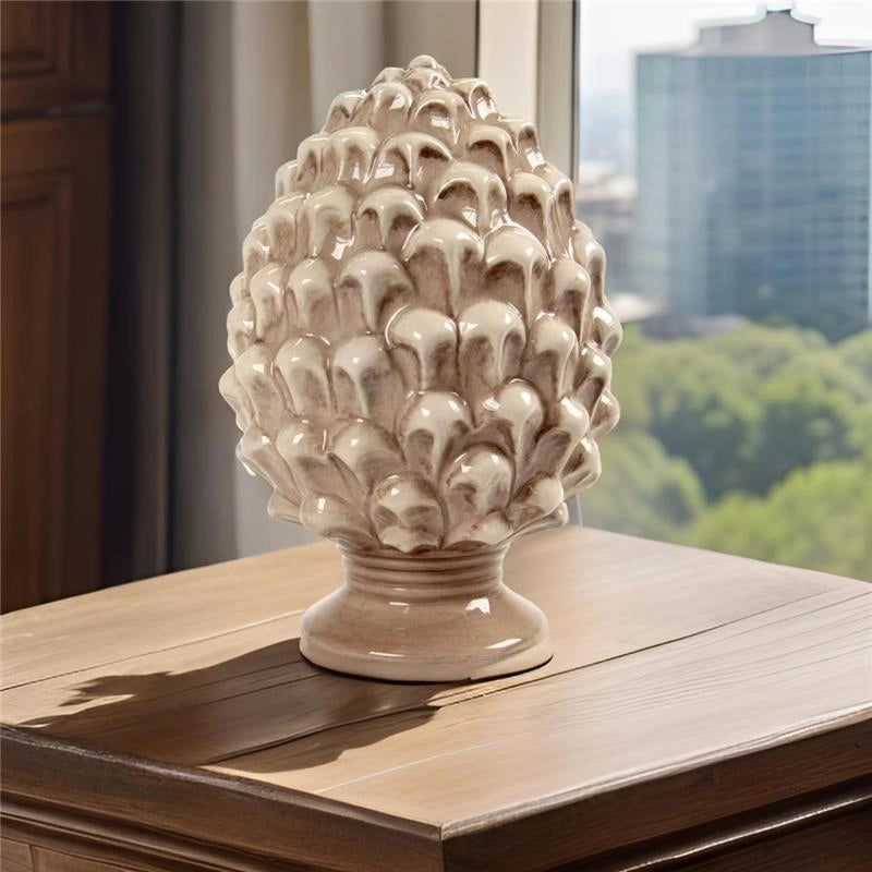 PIGNA COLORE ANTICATO IN CERAMICA IDEA ARREDO11X11X17 CM DA TAVOLO ARTIGIANI D'ORIENTE