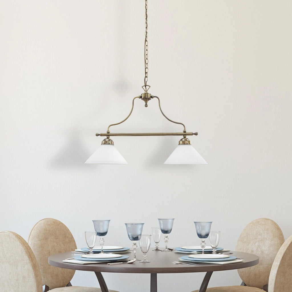 Lampada a sospensione Marian 2xE27 bronzo metallo Rabalux