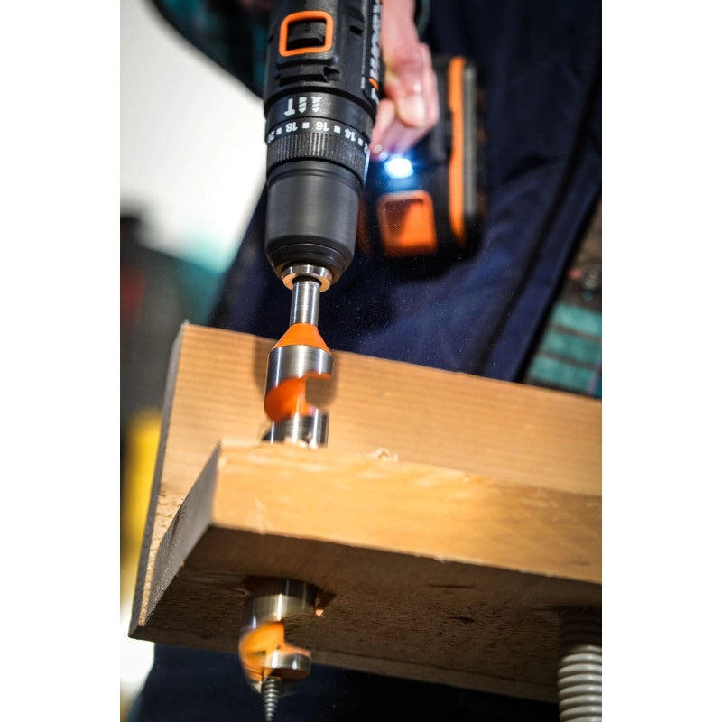 Avvitatore a Batteria 20 Volt WX100 con Coppia 30 Nm e Mandrino 10 mm per Foratura e Avvitatura - Worx