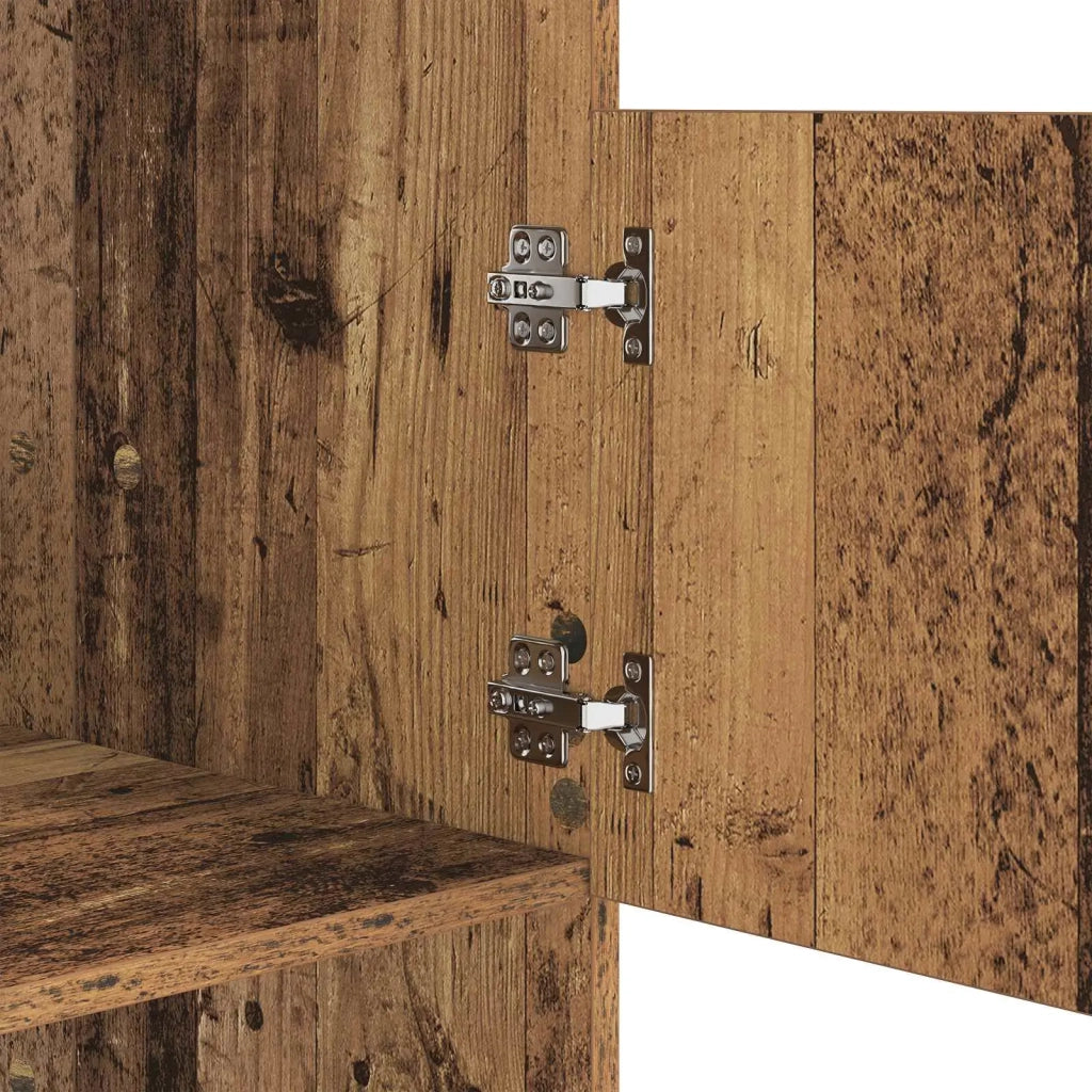 Mobile da lavanderia con porta Legno vecchio 50 x 68 x 162 cm 3422798