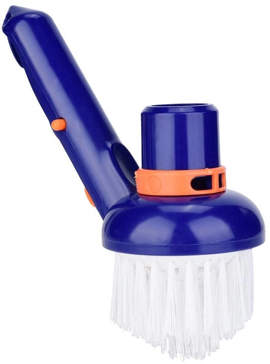 Asciugacqua per piscine con setole a 45 gradi di angolo - setole in nylon - spazzola per pulizia - polimero di carbonio - per piscine, bagni di sole, bagni a bolle - peso 112 g - spazzola per piscine