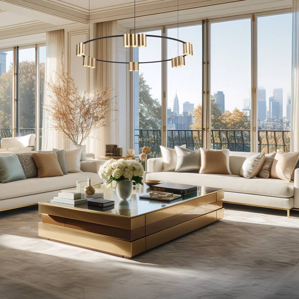 Lampada a sospensione Milagro Genesis Ø100 oro/nero 15xGU10