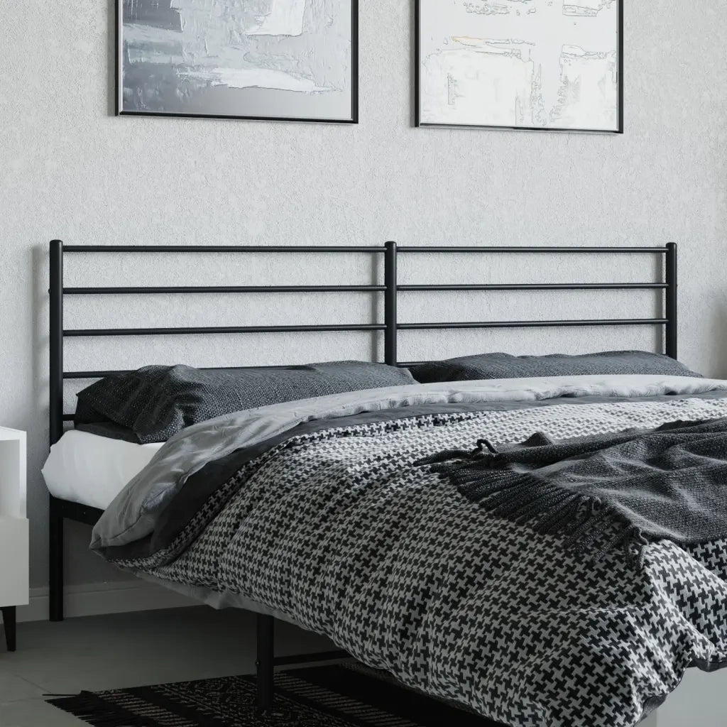 Testiera di Ricambio in Metallo Nero 200 cm 352357
