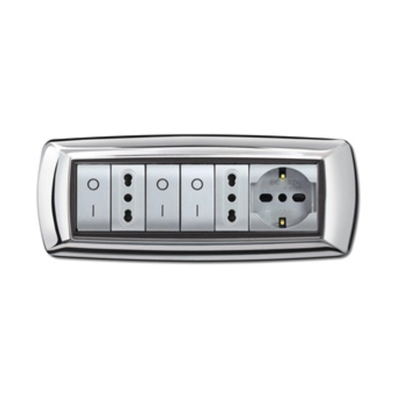 PLACCA LIFE LIVING PLAST CROMO 7P