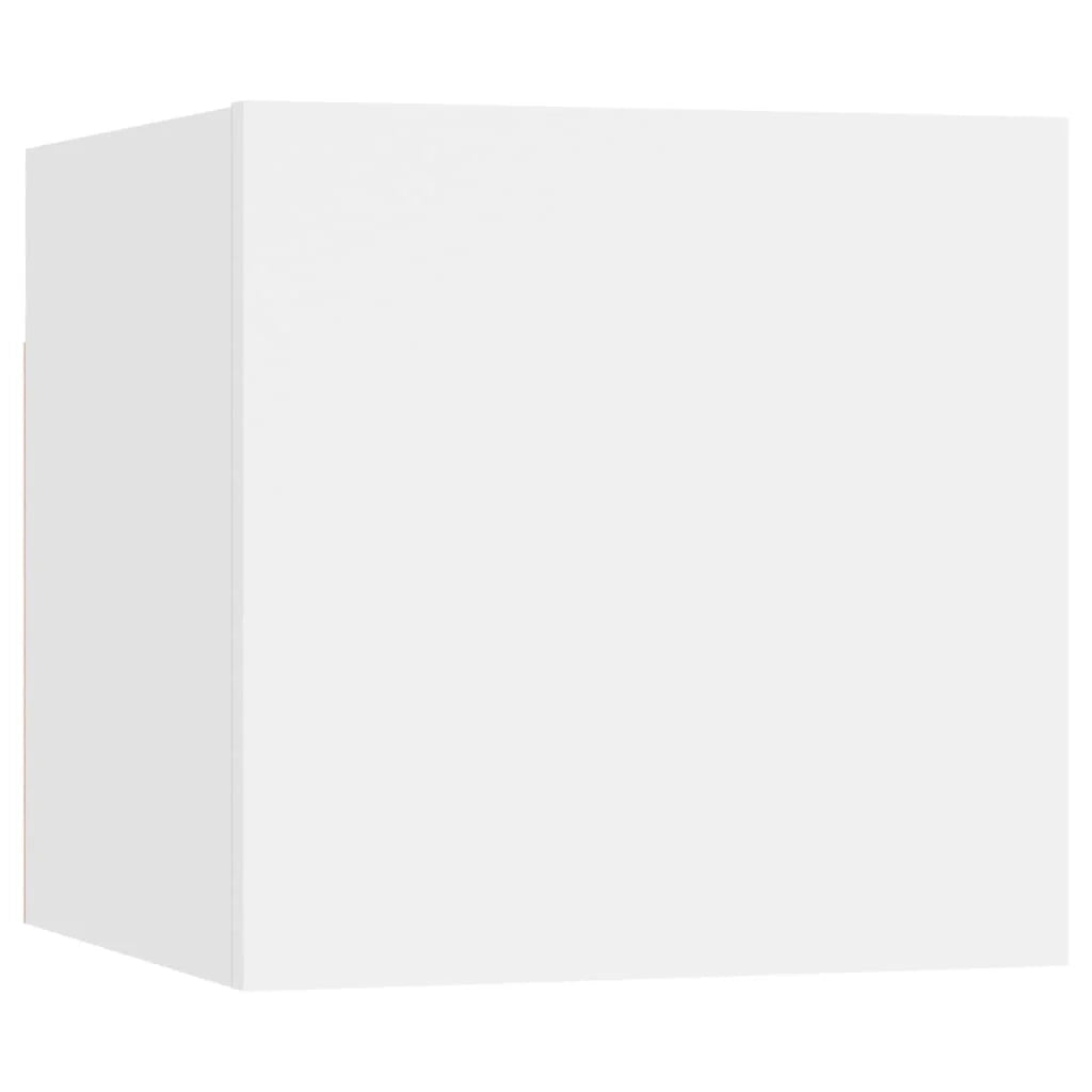Set di mobili da 8 pezzi tra cui armadio credenza mobile TV televisore per soggiorno camera da letto salotto legno ingegnerizzato bianco 02_0025238