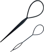 Spazzola per capelli 2 pezzi per intrecci e code - Accessori per la styling dei capelli con ago per capelli per styling DIY