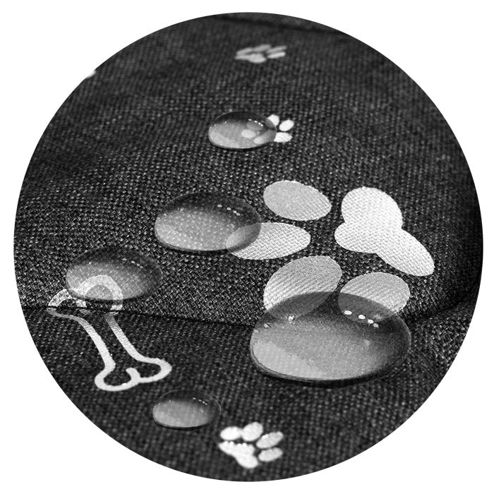 AIO FACTORY Letto per cani impermeabile 75x65 cm Silver Bones
