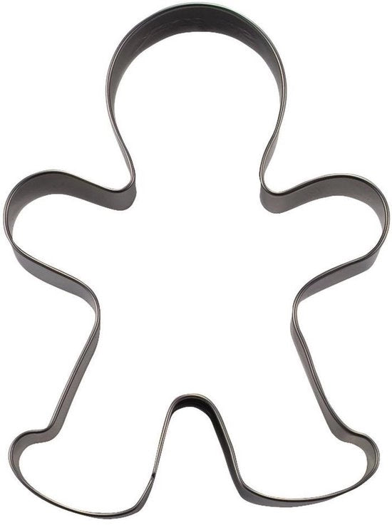 Cookie cutter, acciaio inossidabile, argento, 9,5 cm