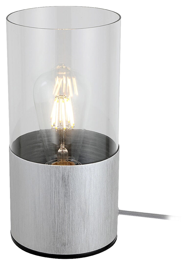 Lampada da tavolo moderna alluminio E27 Zelkova Rabalux