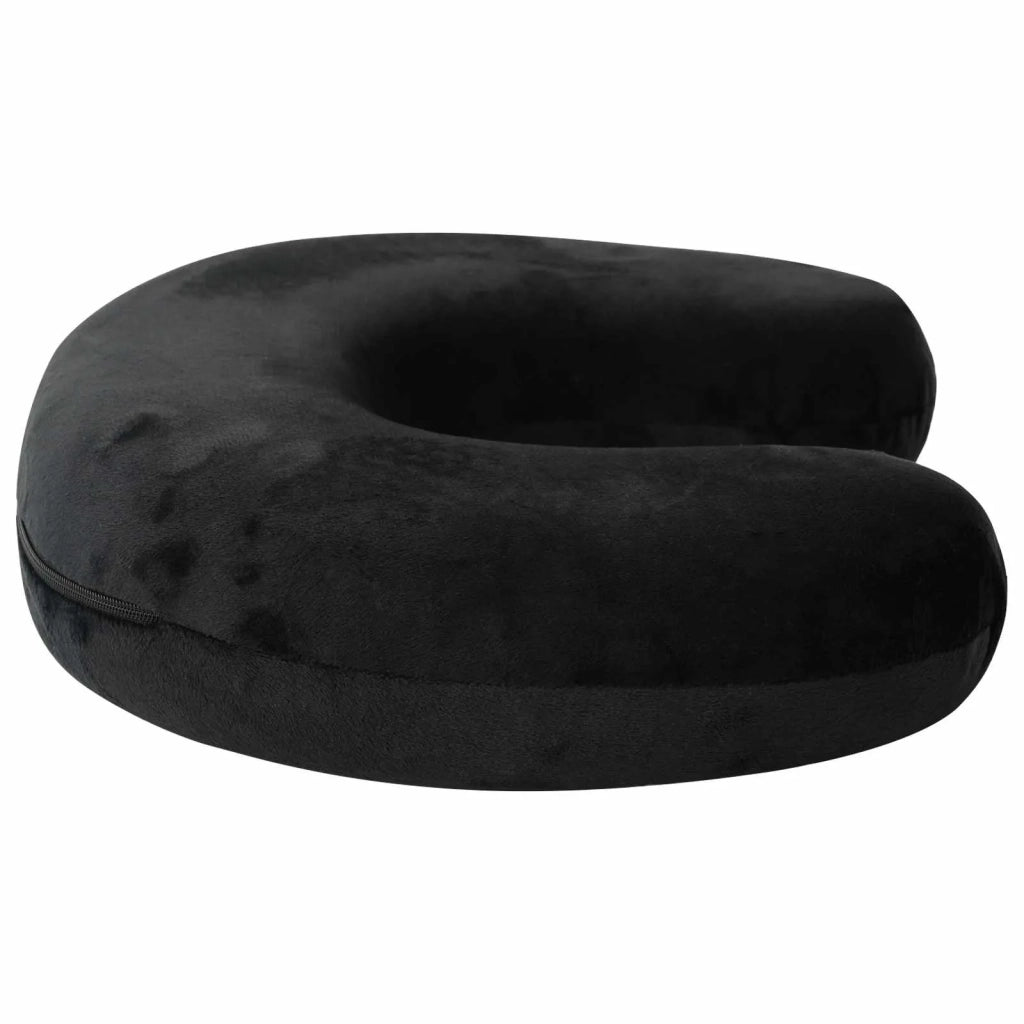Cuscino da viaggio per il collo Nero Schiuma Memory 42012701