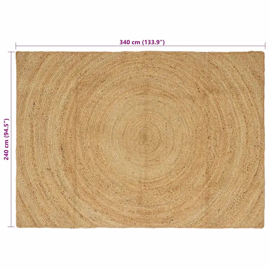 Tappeti per area Naturale 240 x 340 cm Juta 42010527