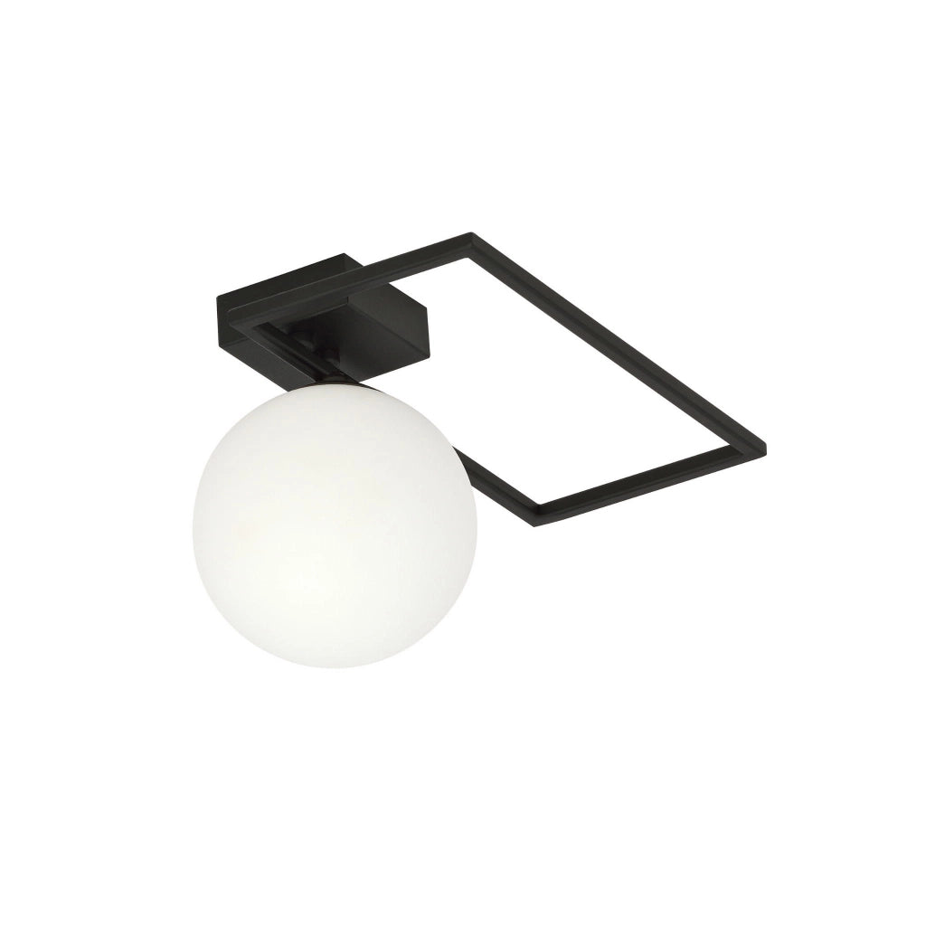 Plafoniera Emibig Imago 1xE14 dimmerabile nero/opal