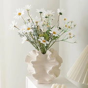 Vaso Ceramico Bianco - Stile Scandinavo