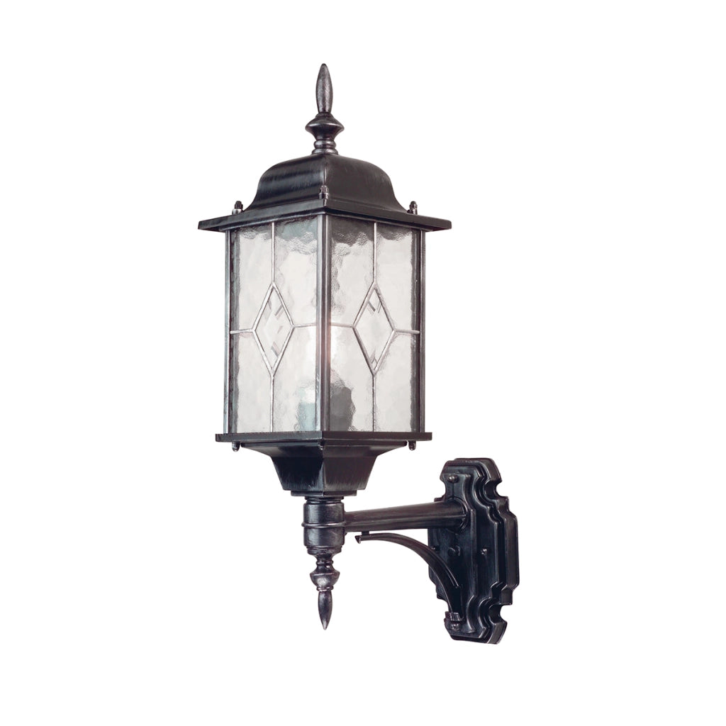 Applique esterna nera E27 60W in alluminio Wexford Elstead
