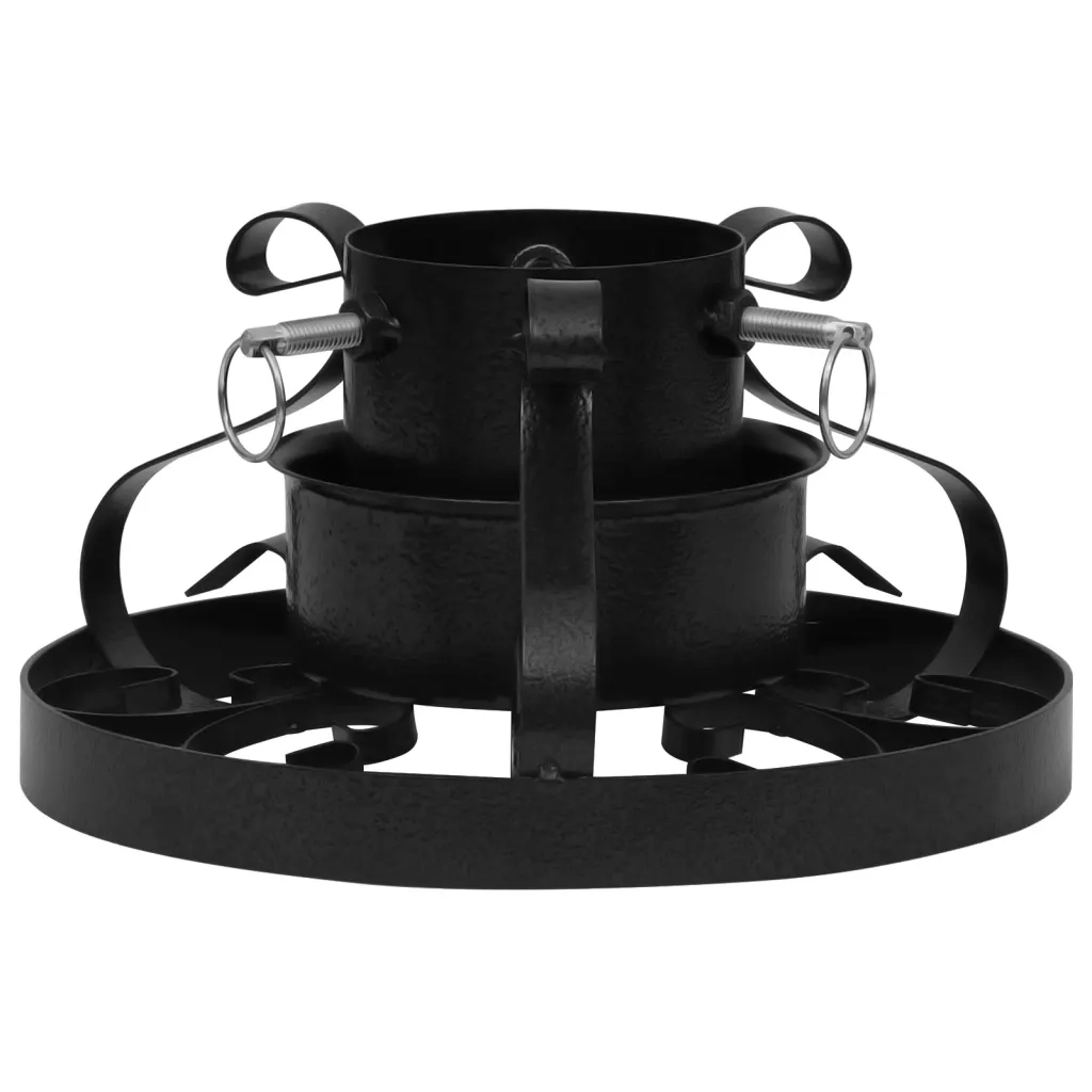 Base per Albero di Natale Nera 29x29x15,5 cm cod mxl 74355