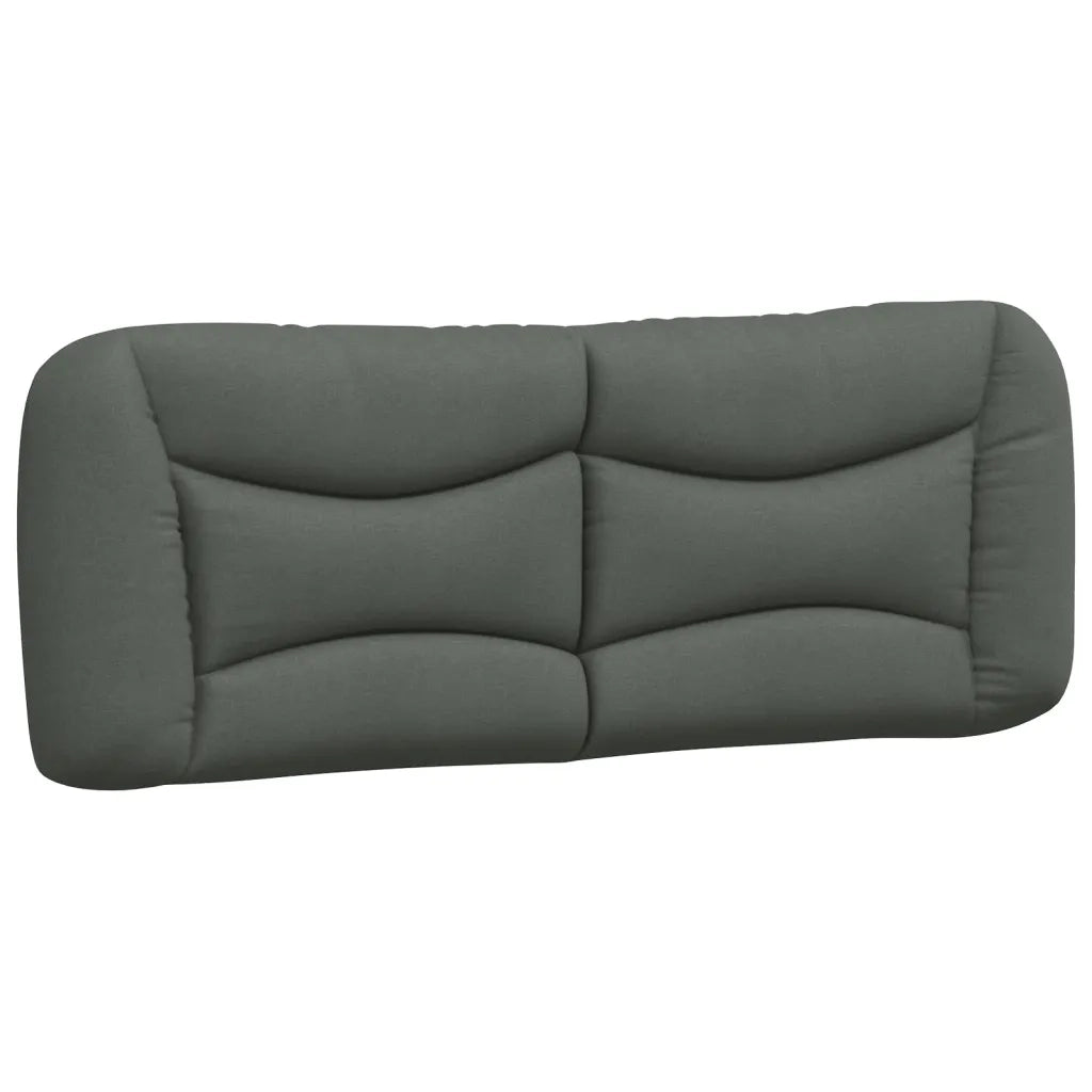 Letto con Materasso Hvar Grigio Scuro 140x190 cm Tessuto