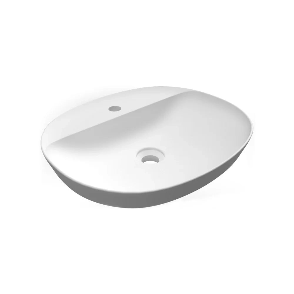 Lavabo ad incasso ovale monoforo variant 50 x 42 cm