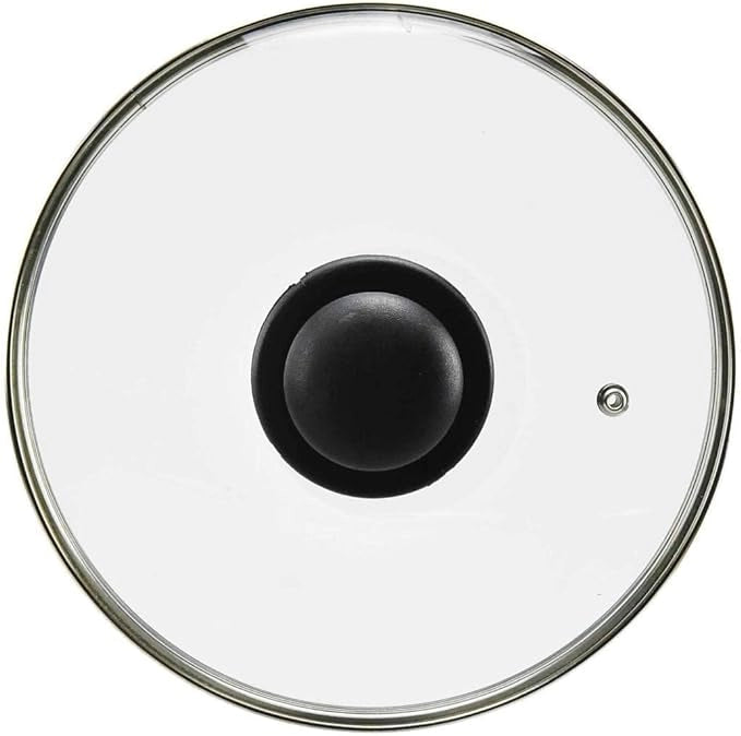COPERCHIO IN VETRO CON POMOLO Ø 16 cm - PENTALUX