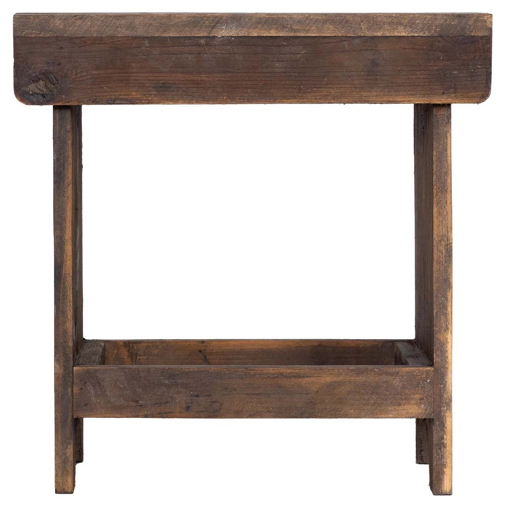 Sgabello in legno 42x25x43h cm