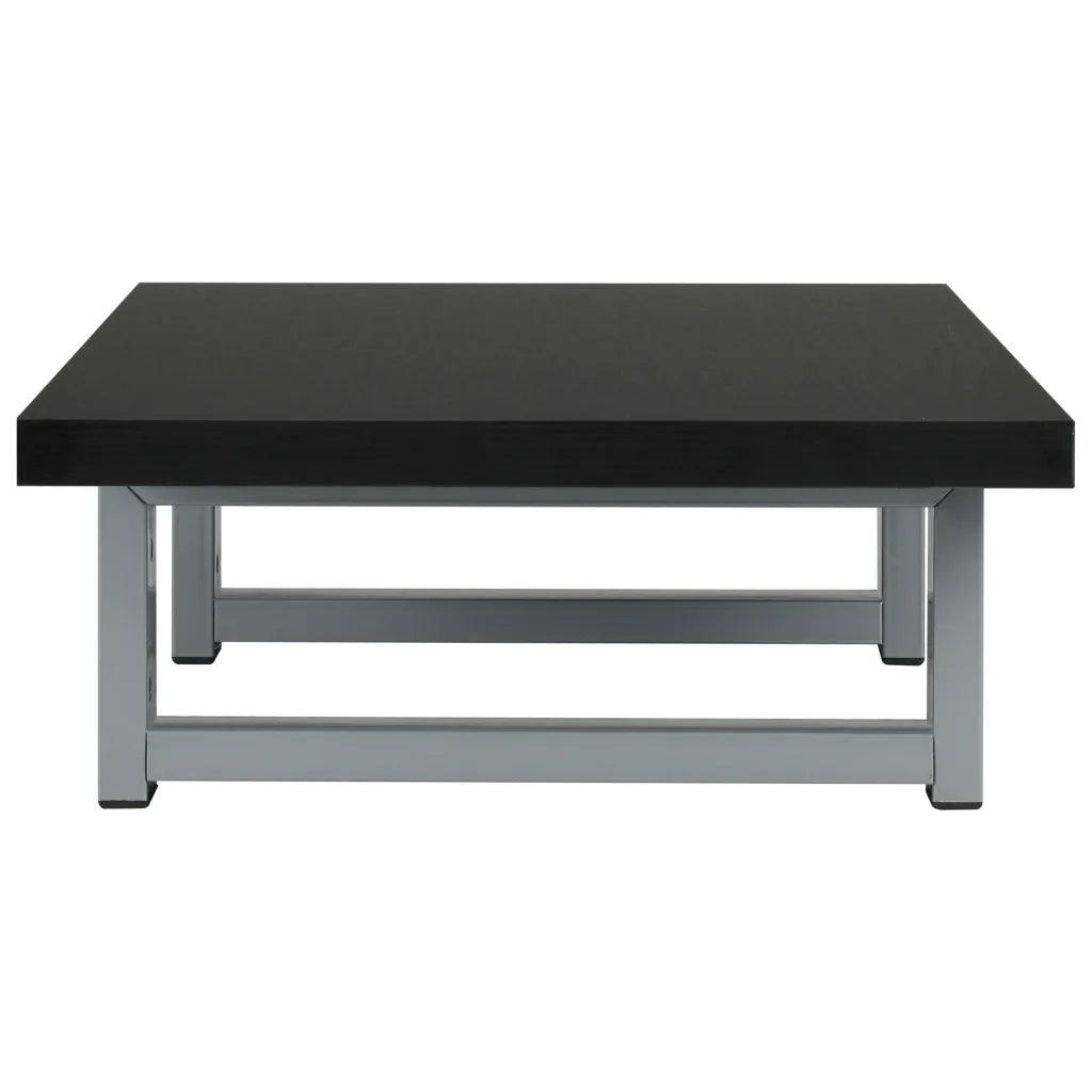 Set Mobili da Bagno 2 pz Ceramica Nero 279336