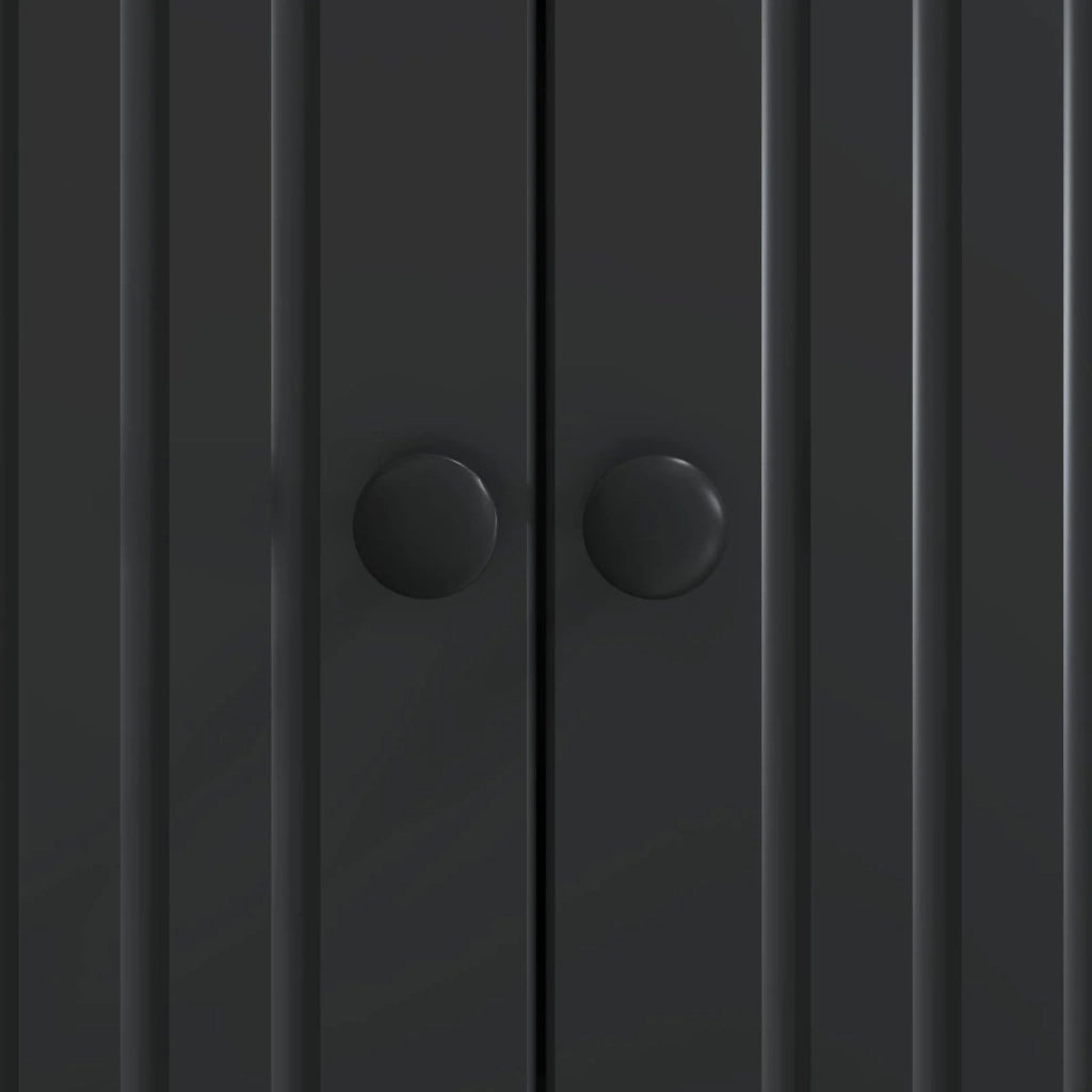 Credenza Nero 66 x 34,5 x 90 cm Legno ingegnerizzato 894126