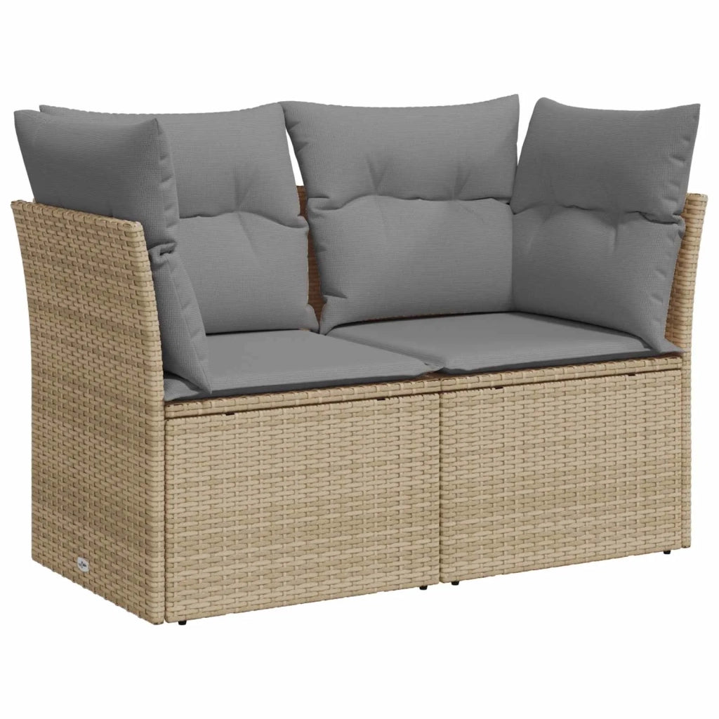 Set di divani 6 pz Beige e Grigio Chiaro 3447365