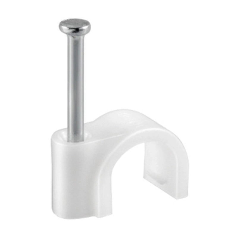FISSACAVI PVC C/CHIODO 14 MM CONF. 40 PZ- ELECTRALINE 3PMARK- 1,0 confezione