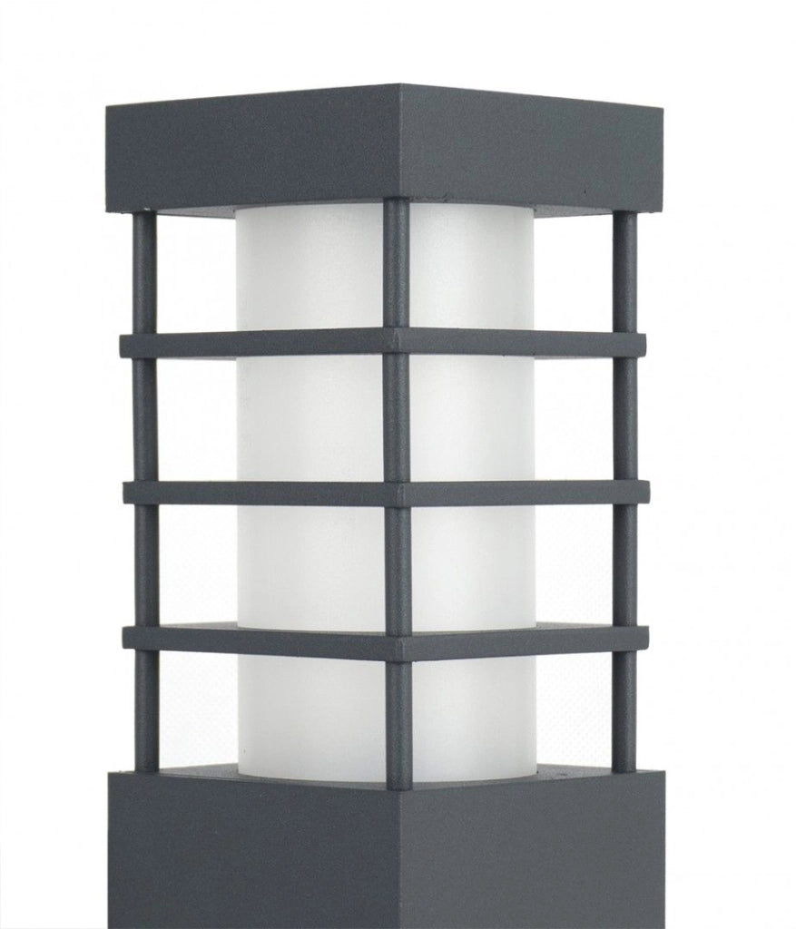 Applique esterna alluminio E27 IP54 grigio SU-MA RADO II