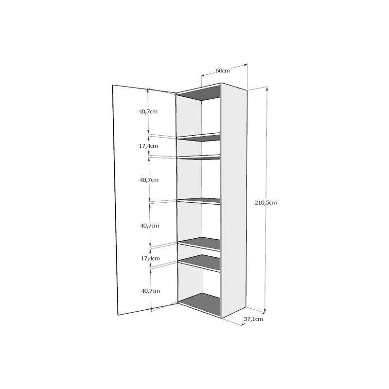 Letto a scomparsa 160 verticale Kentaro Sofà con colonna - ALESSIA 20 - Noce
