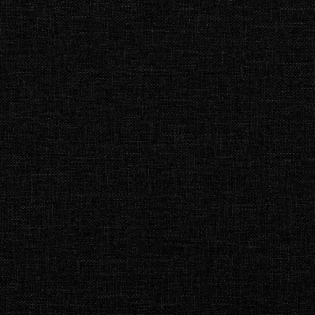 Divano a 2 Posti con Cuscini-Sofa 2 Posti con Cuscini Nero 120 cm in Tessuto 615541