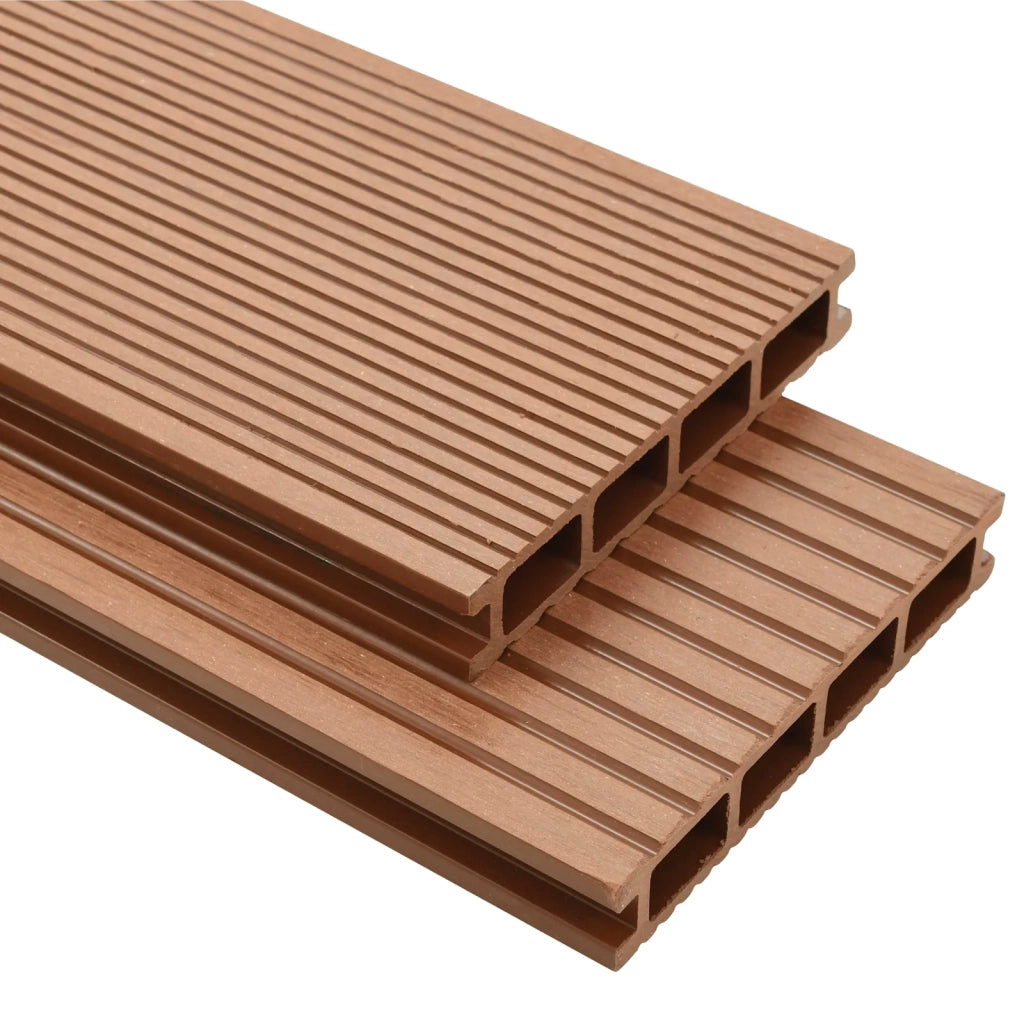 Pavimento da Deck 120 pcs Marrone WPC 3444704