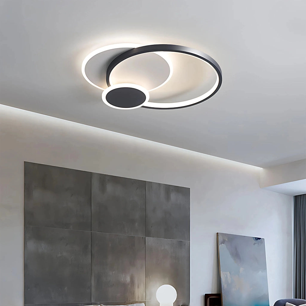 Lampada Da Soffitto App1709-c Black Led