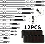 Set di bit per Phillips per trapano elettrico e attrezzi per la torsione - alta durezza - set di 12 bit + 2 piedini
