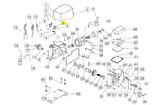 STP034 SUPPORTO MICROSWITCH FINECORSA AG FUTURE KV10 RICAMBIO