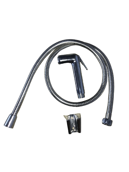 Kit idroscopino doccetta wc con supporto e flessibile