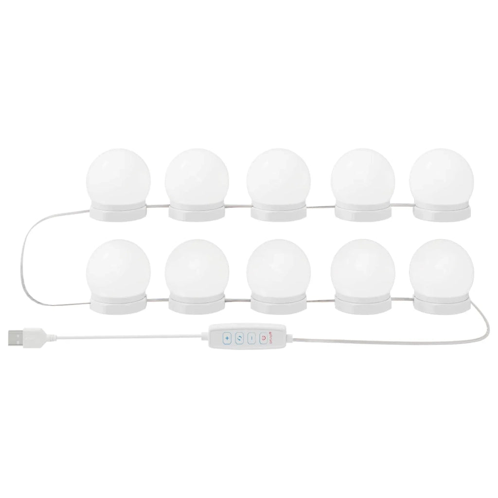 Luci per Specchio Bianco 4,5 x 4,5 x 4,7 cm Plastica 864914