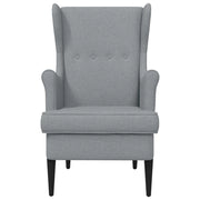 Poltrona | Sedia Relax Grigio Chiaro Tessuto