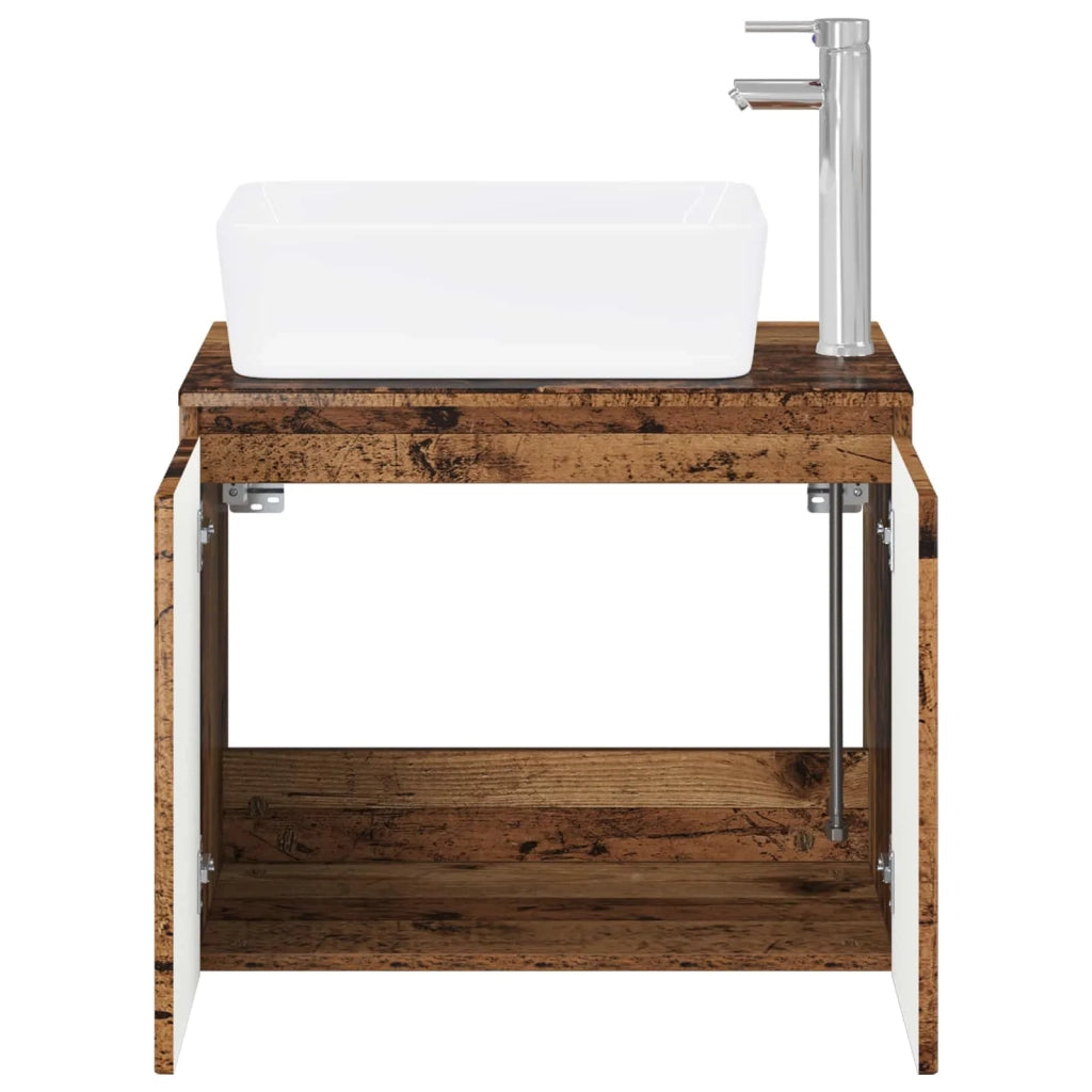 Set di mobili per il bagno Legno antico Legno ingegnerizzato 3404338
