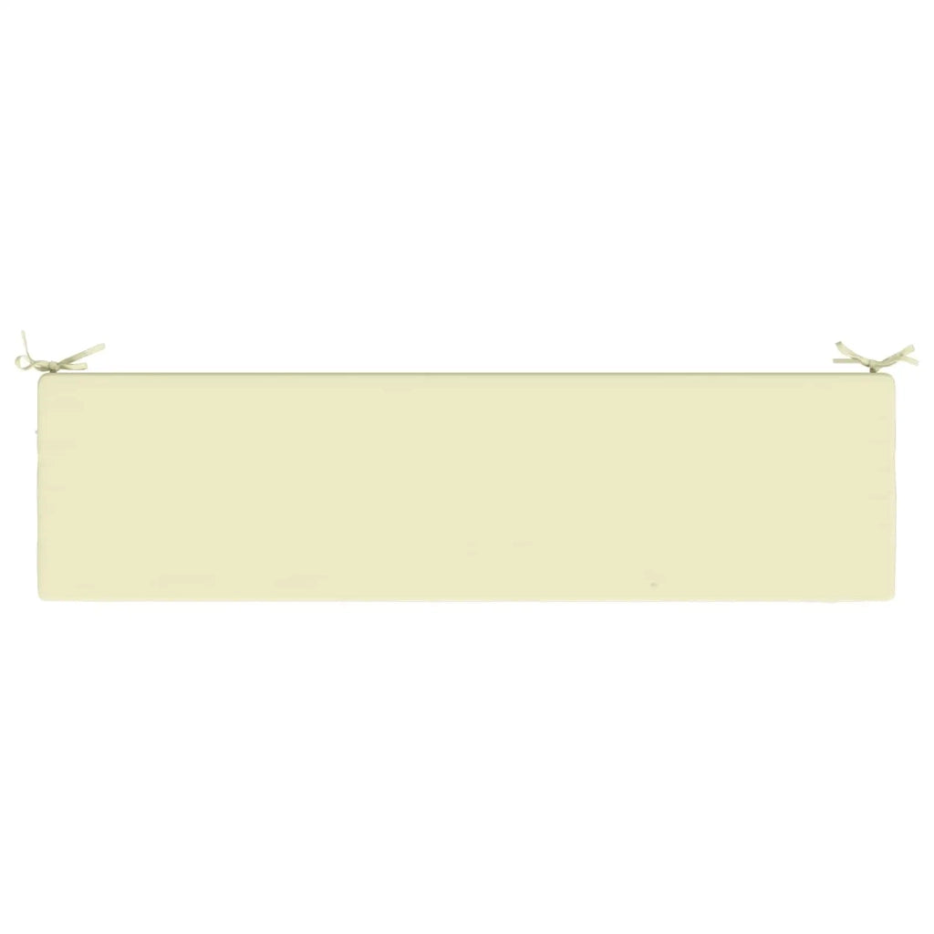 Cuscini per Panchina a 2 Pezzi SOEST 2 pz 100% Poliestere Crema 949057