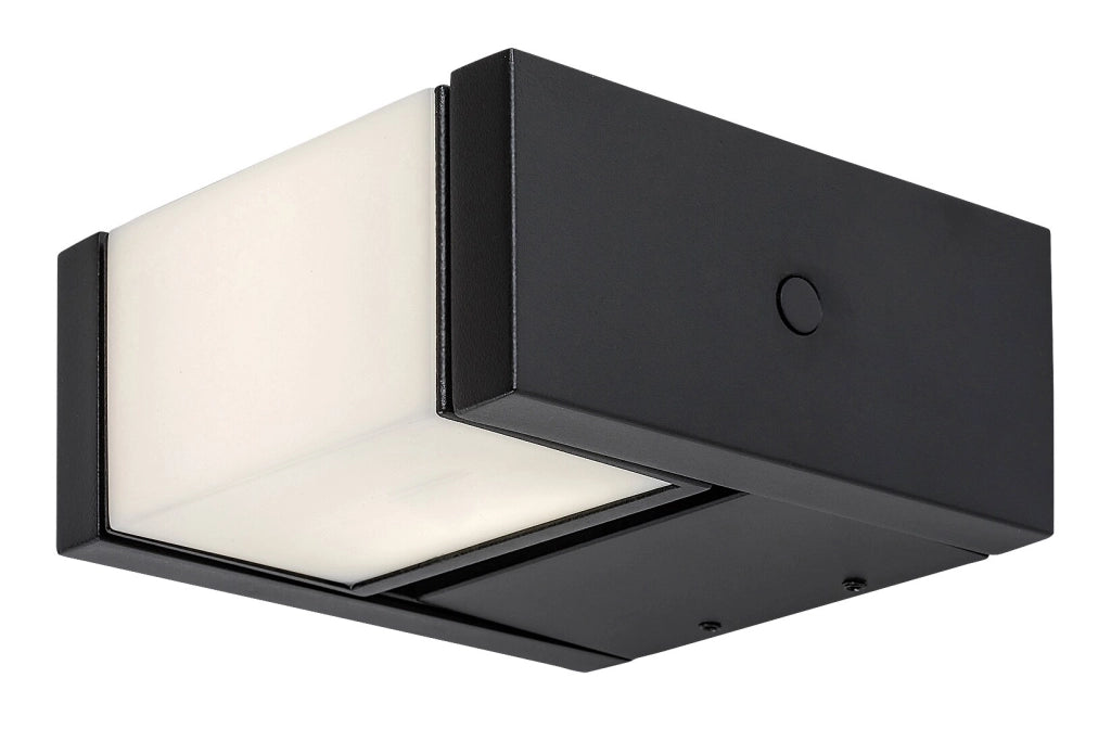Applique esterna moderna nera 13cm orientabile LED10W IP54