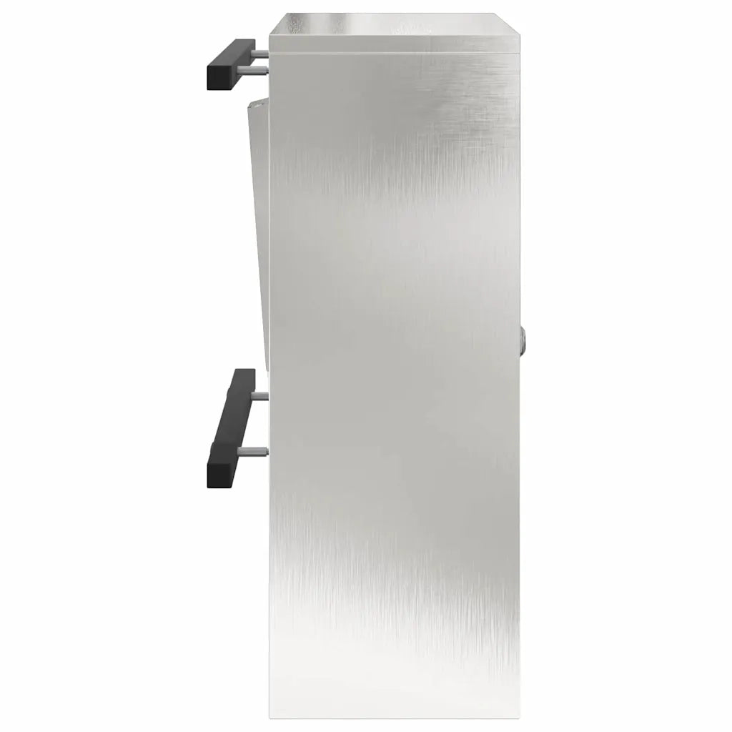 cassetta postalepastkastei con porta Argento 30 x 20 x 55 cm 874951