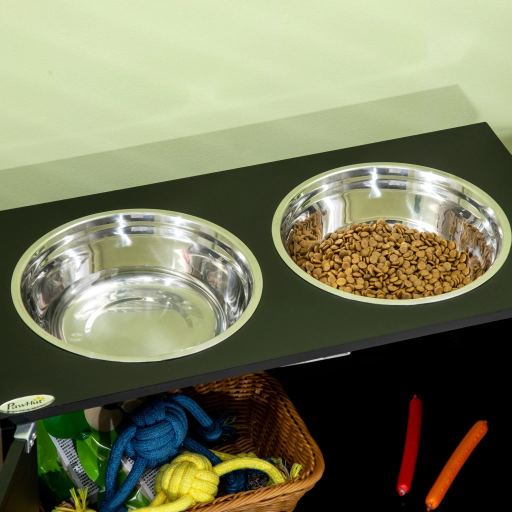 Ciotole per Cani e Gatti Sollevate ¨C Minimal ¨C 60x30x35,5 cm