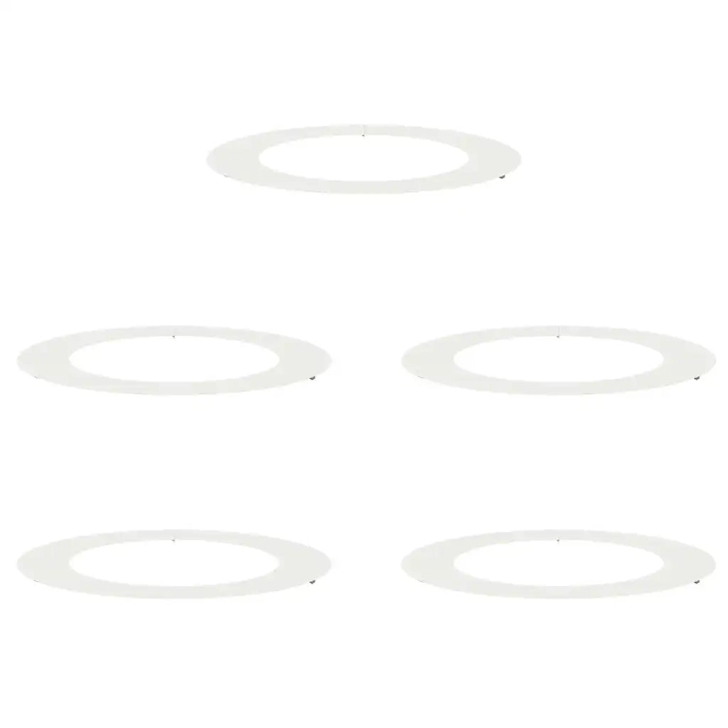 adatto per Anelli d'Albero Piatto 5 pcs Bianco Ø60 / 90 cm 873707