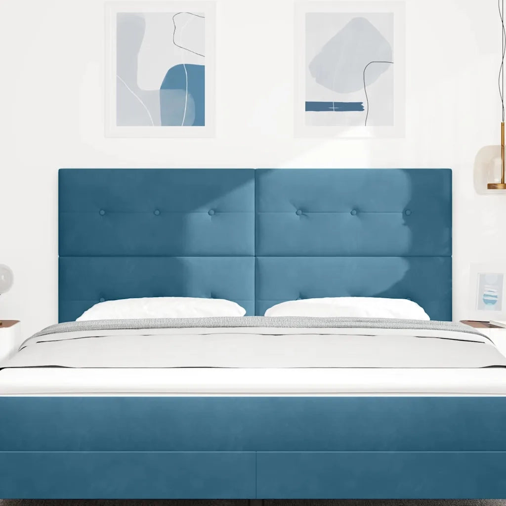 Testiera Blu Scuro 180 cm Velluto 3337858