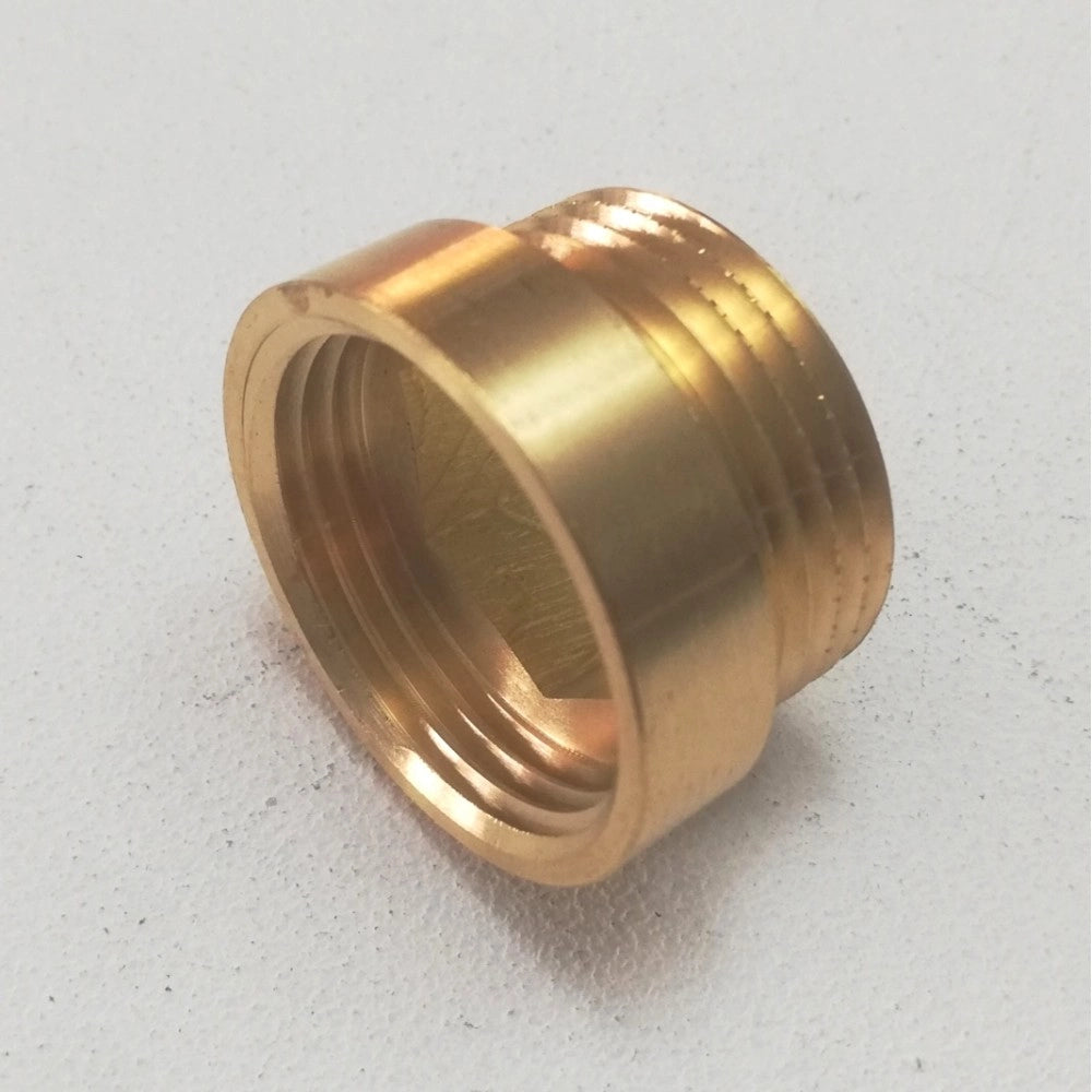 Prolunga mf da 1 x 10mm in ottone giallo
