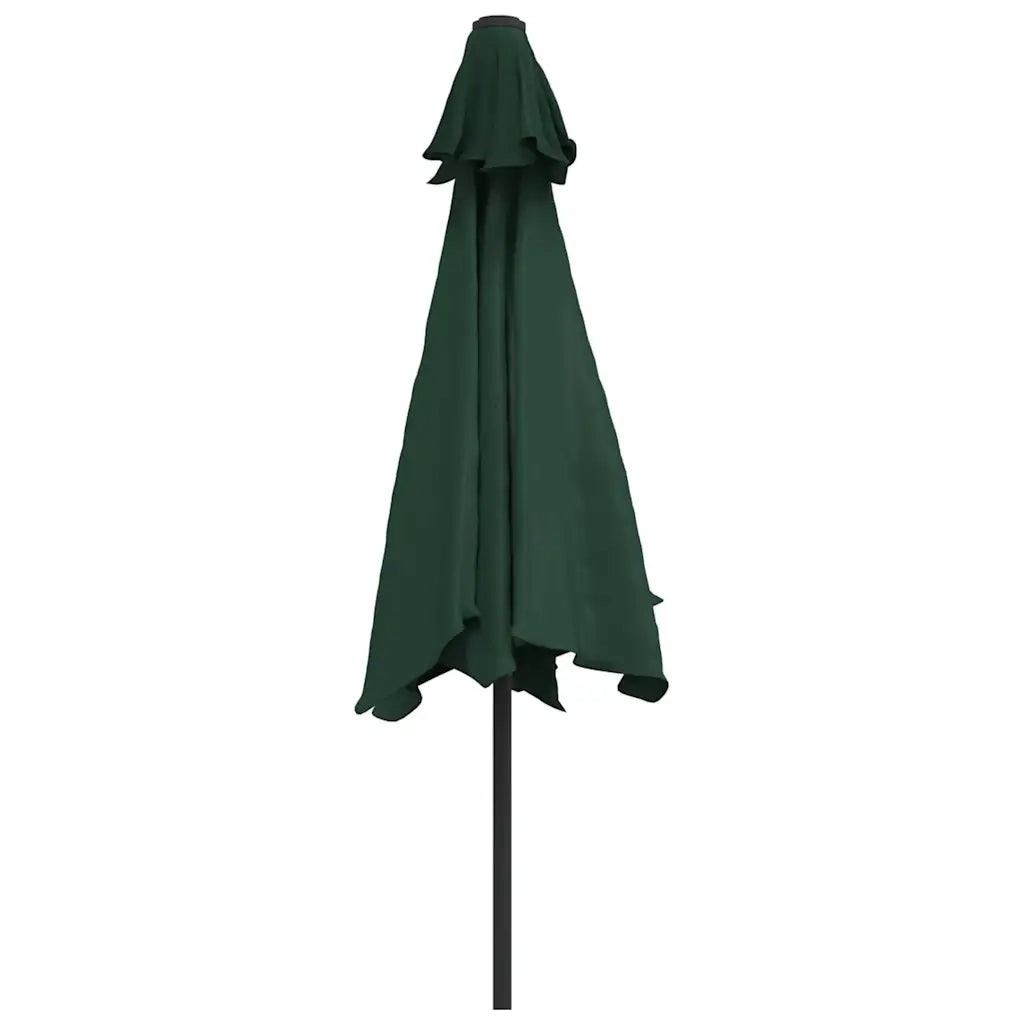 Ombrello | Parasolne a Sbalzo da Giardino con LED 3 m Verde
