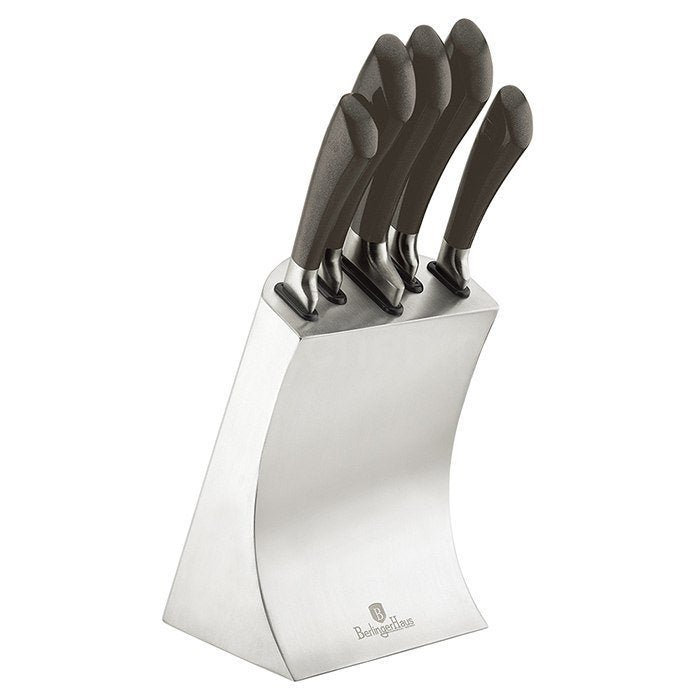 Berlinger haus PASSION BH-2136 Set di coltelli in acciaio inossidabile su supporto